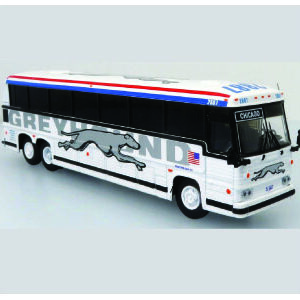 Iconic Replicas MCI MC9 Coach Bus Greyhound Chicago 87-0325