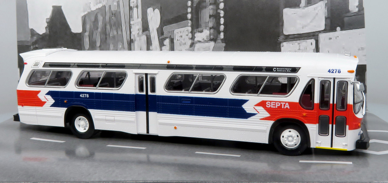 Rapido GM Fishbowl Bus Septa Philadelphia PA 753162
