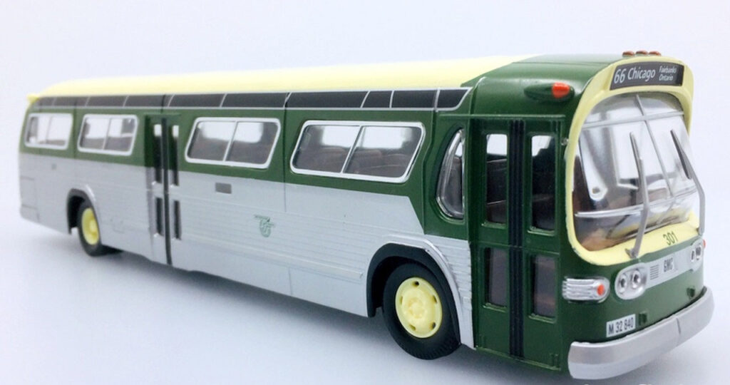 Corgi GM FIshbowl Transit Bus CTA Chicago Transit C54310