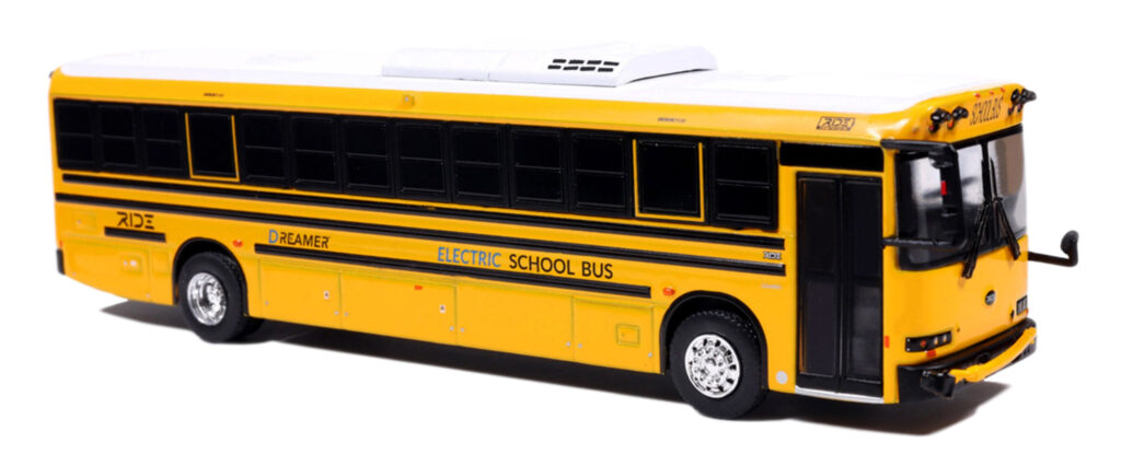 Iconic Replicas Ride Creator School Bus with Flat Nose 87-0695