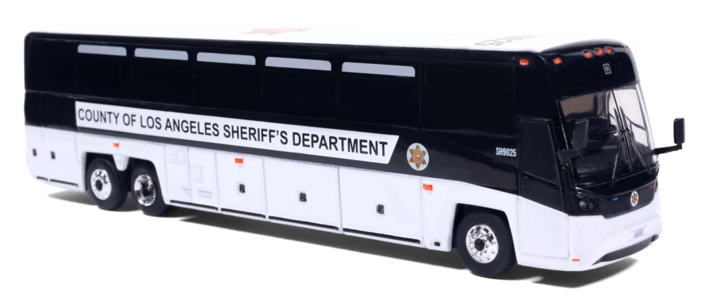Iconic Replicas MCI D4520 Coach Bus Los Angeles County Sheriff's Department 87-0725