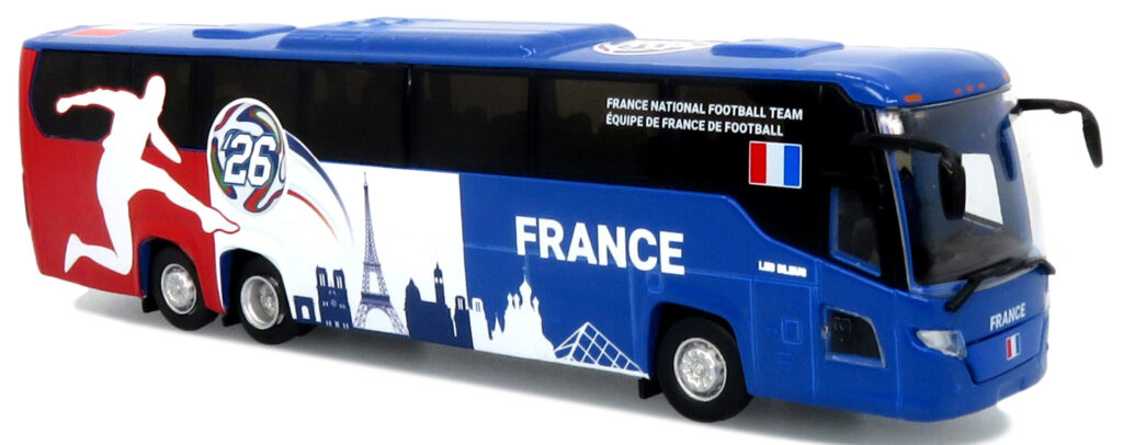 Iconic Replicas Scania Touring HD Coach Bus World Cup Bus France 87-0717