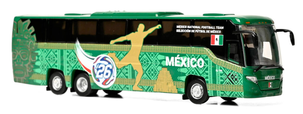 Iconic Replicas Scania Touring HD Coach Bus Mexico World Cup Bus 87-0718