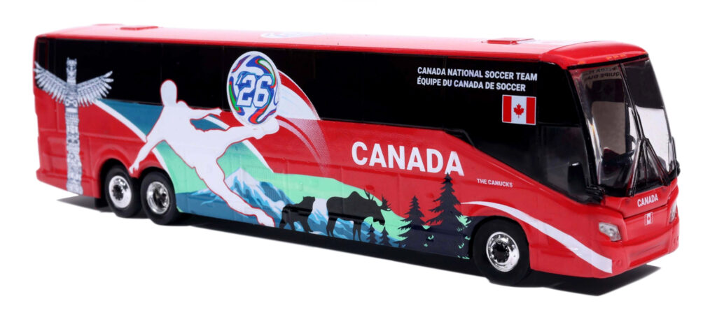 Prevost H345 Coach Bus Canada World Cup Bus 87-0719