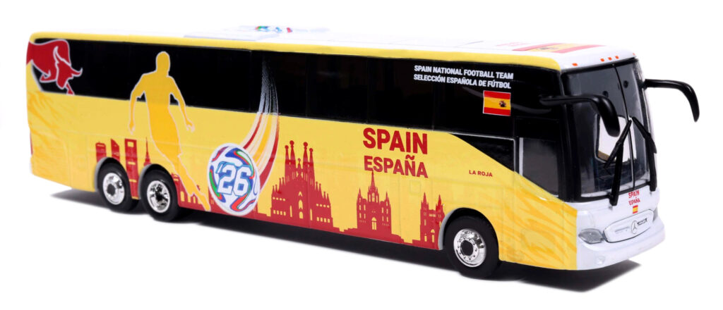 Iconic Replicas Mercedes-Benz Tourrider Coach World Cup Bus Spain 87-0726
