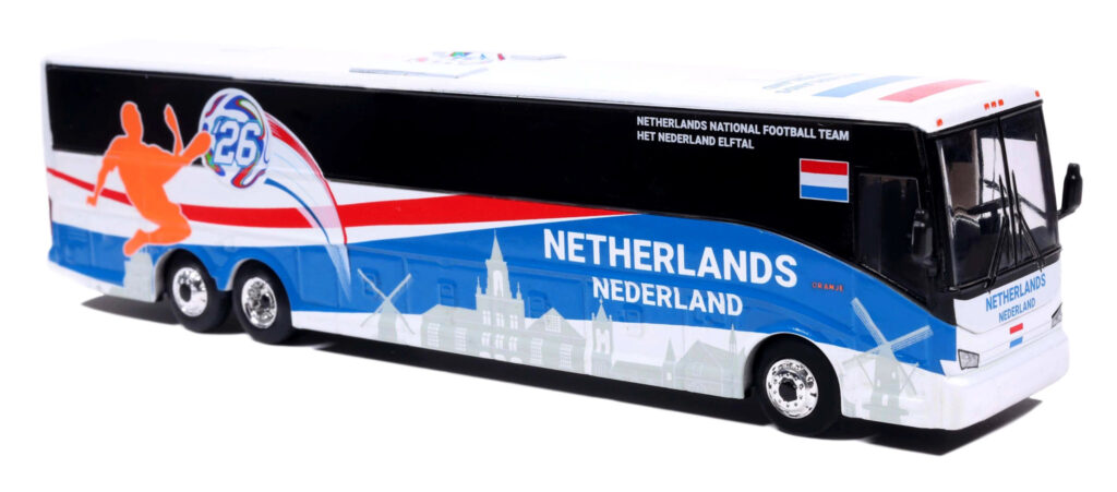 Iconic Replicas Vanhool CX45 World Cup Bus Netherlands National Team 87-0730