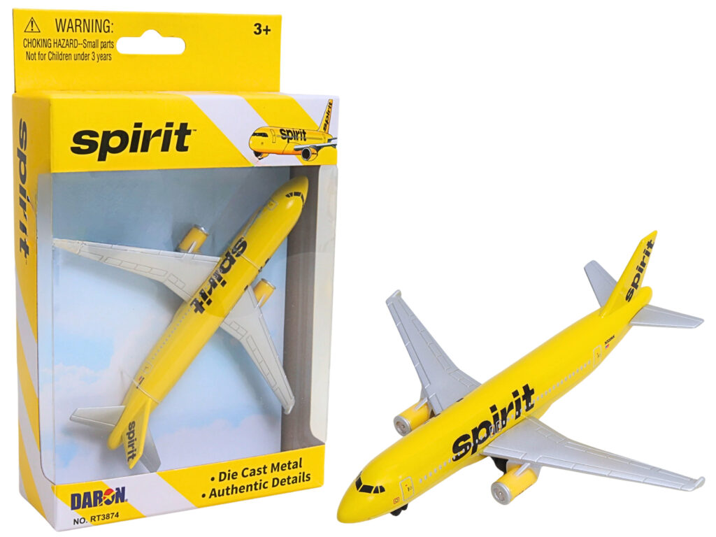 Daron Spirit Airlines Single Airplane A320 RT3874