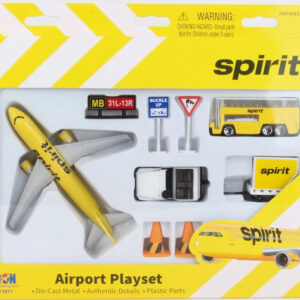 Daron Spirit Airlines Play Set includes a Spirit Airplane RT3871