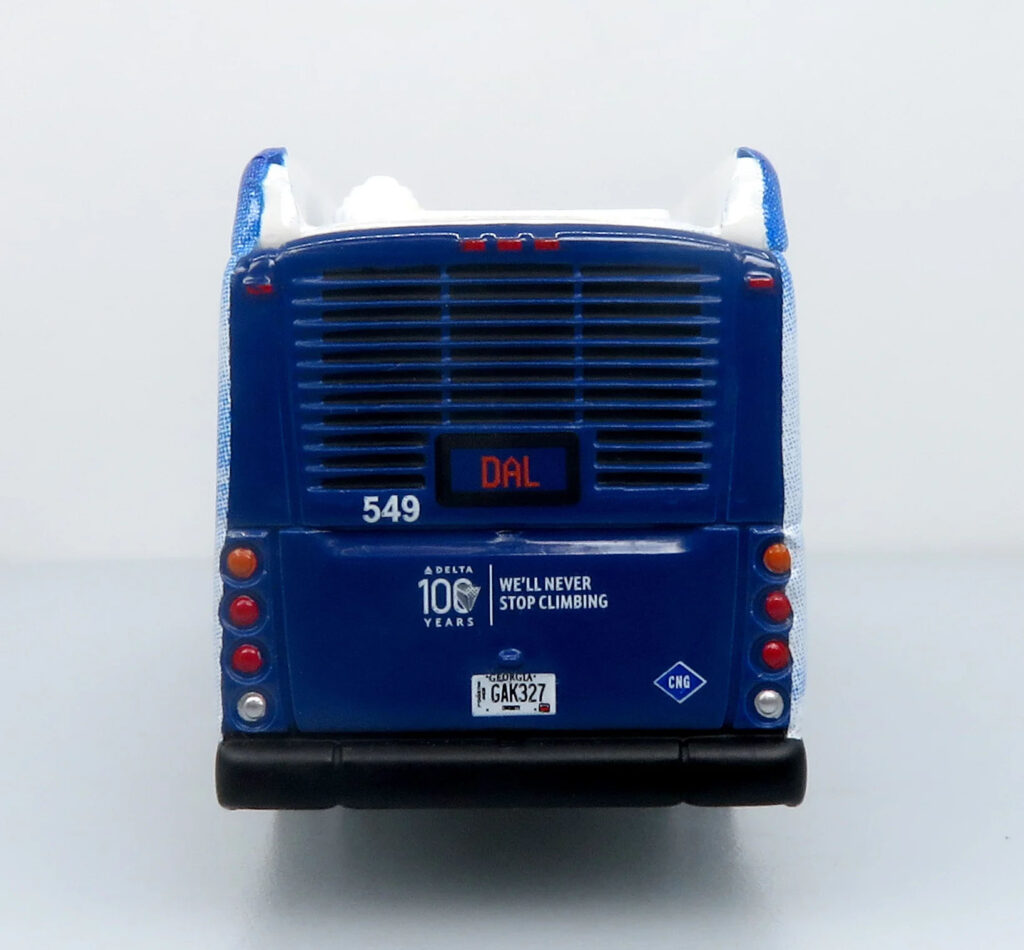 Iconic Replicas New Flyer Xcelsior Transit Bus Delta Airlines 100 Anniversary 87-0679