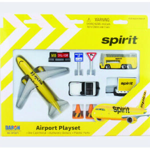 Daron Spirit Airport Playset incldues Spirit Airplane RT3871