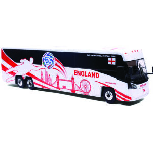 Iconic Replicas MCI D4520 Coach Bus World Cup Bus England 87-0724