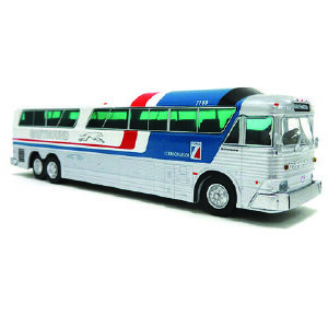 Iconic Replicas MCI MC7 Greyhound Pepsi Livery 87-0183