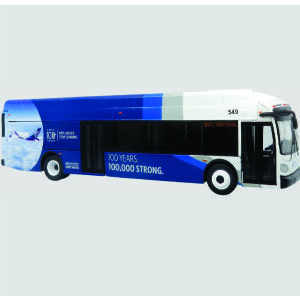Iconic Replicas New Flyer Xcelsior Transit Bus Delta Airlines 87-0679