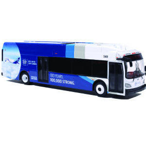 Iconic Replicas New Flyer Xcelsior Transit Bus Delta Airlines 87-0679