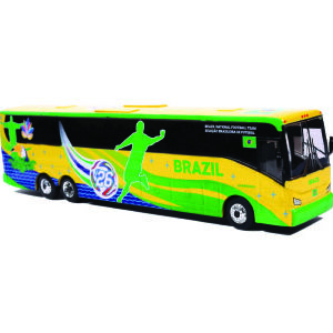 Iconic Replicas Vanhool CX45 World Cup Team Bus Brazil 1 87-0716