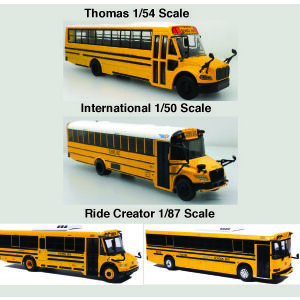 School Buses Multiple Scales