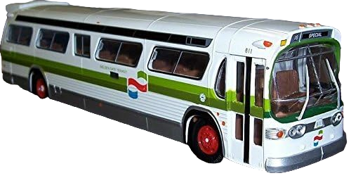 Corgi GM Fishbowl Bus Golden Gate Transit California C54306