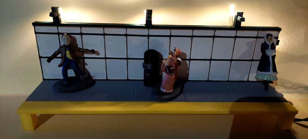 New York City Subway Platform Outside Station HO Scale