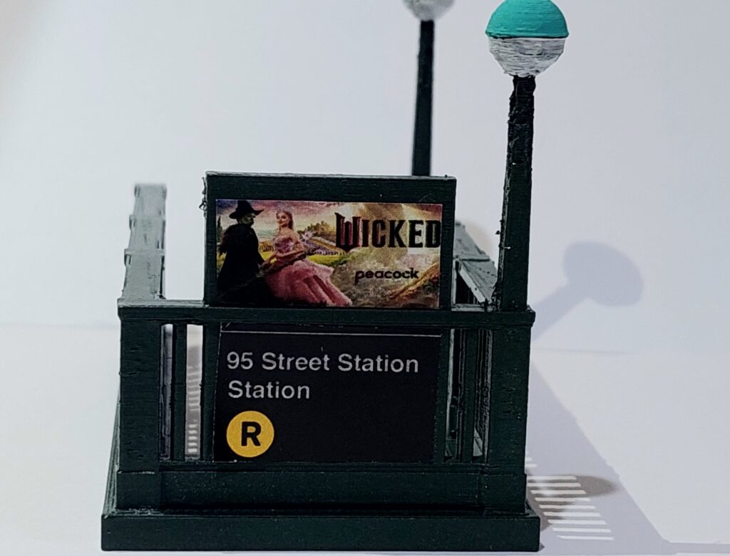 New York City Subway Entrance 95 Street Station R train