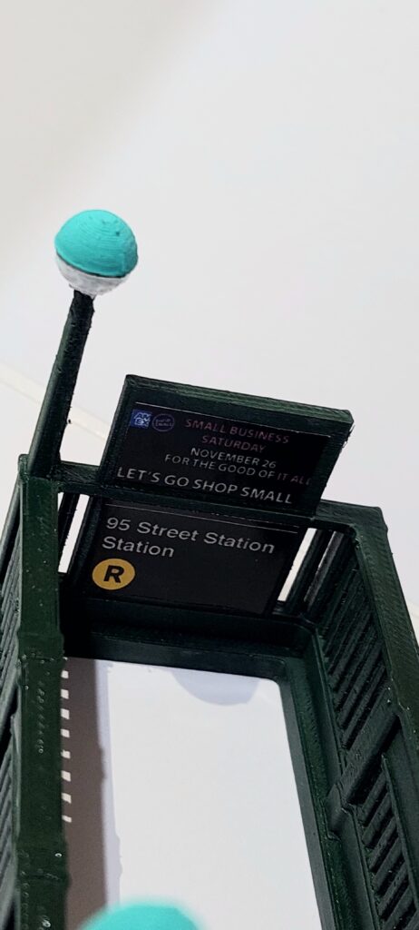 New York City Subway Entrance 95 Street Station R train