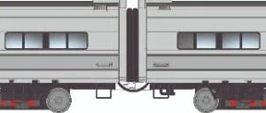 Rapido Budd M3 Long Island Railroad Commuter Cars