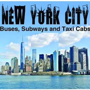 New York City Buses, Subways and Taxi Cabs Various Scales
