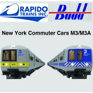 Rapido New York Commuter Cars