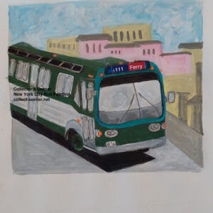 New York City Transit Fishbowl Bus Painting