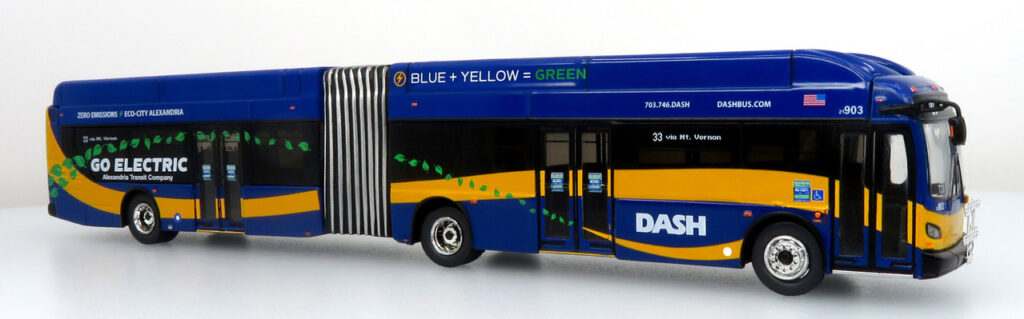 Iconic Replicas New Flyer Xcelsior Articulated Transit Bus DASH 87-0530