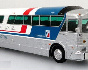 Iconic Replcias Greyhound MCI MC7 Greyhound bus pepsi 87-0322