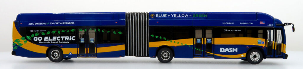 Iconic Replicas New Flyer Xcelsior Articulated Transit Bus DASH 87-0530