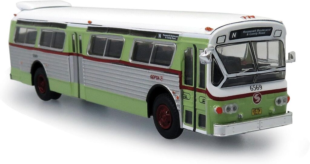 Iconic Replicas Flxible 53102 Fishbowl Bus Septa 87-0290