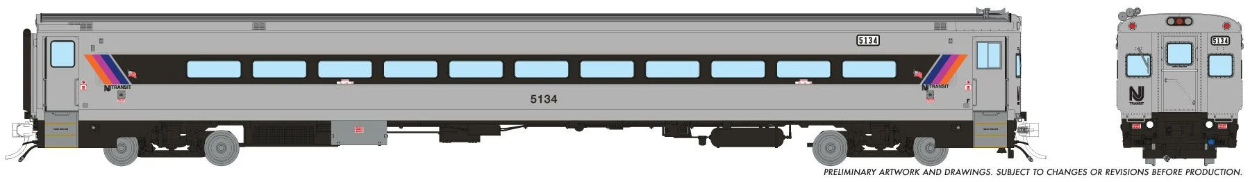 Rapido NJ Transit Comet Cab Car 1084042