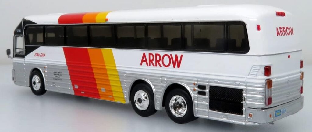 Iconic Replicas Eagle 10 Coach Bus Arrow Bus Lines 87-0359
