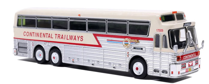 Iconic Replicas Eagle 5 Trailways Silver Eagle 87-0673
