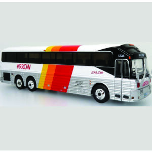 Iconic Replicas Eagle 10 Coach Bus Arrow Bus Lines 87-0359
