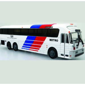 Iconic Replicas Eagle 10 Coach Bus Metro Houston Texas 87-0358