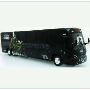 Iconic Replicas MCI J4500 Coach Bus Arrow Stage Lines Veterans Strong 87-0511