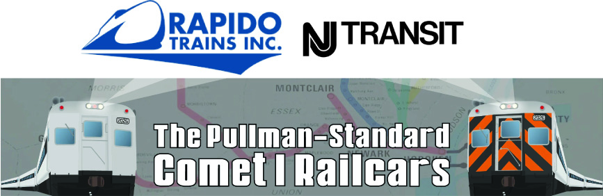 Rapido NJ Transit Comet Cars banner