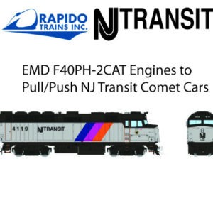 Rapido EMD Engines for NJ Transit Comet Cars Large