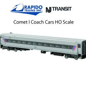Rapido NJ Transit Comet 1 Coach Cars
