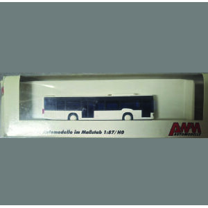 White low floor transit bus