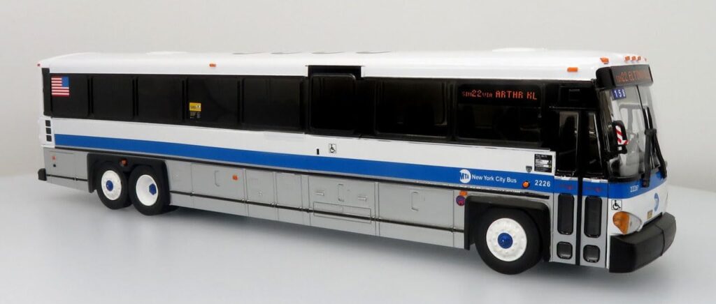 Iconic Replicas MCI D4500CT Commuter Bus MTA NYC Transit 50-0538