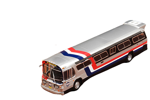 Corgi Fishbowl Transit Bus CTA Chicago Bicentennial C54319