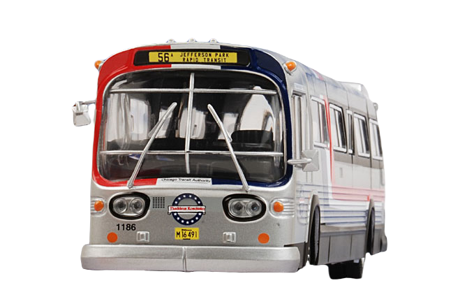 Corgi Fishbowl Transit Bus CTA Chicago Bicentennial C54319