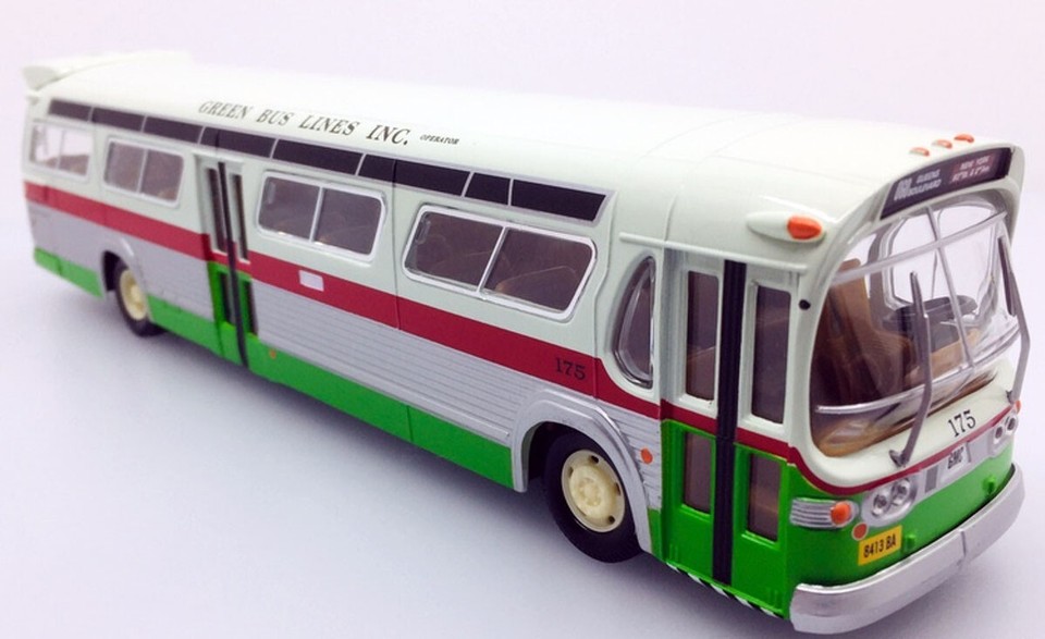 Corgi Fishbowl Bus Green Bus Lines New York C54315