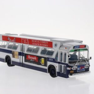 Iconic Replicas GM Fishbowl Transit Bus New York City Transit White & Blue