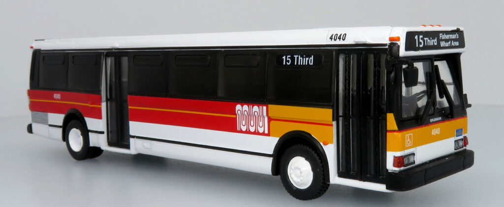 Iconic Replicas Grumman 870 Transit Bus MUNI 87-0413