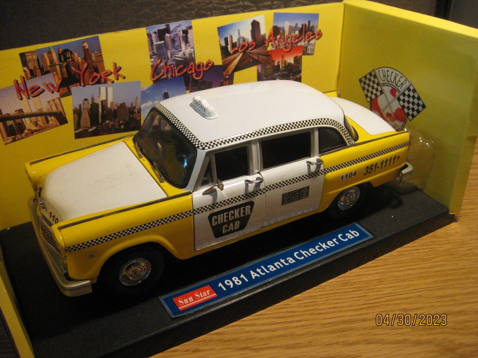 Sunstar Atlanta Checker Taxi Cab Sun2504