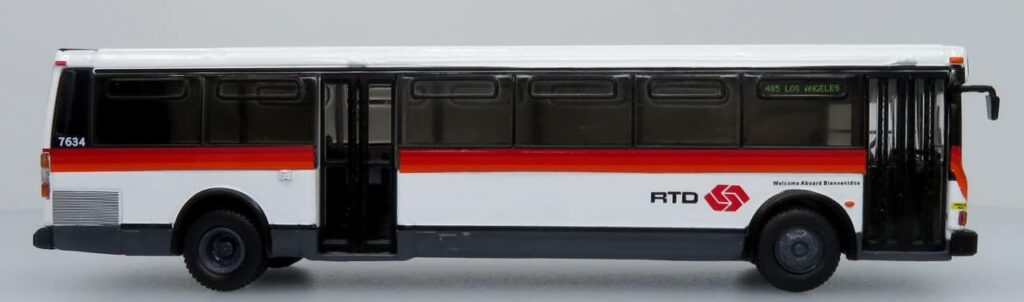 Iconic Replicas Grumman 870 Transit Bus RTD Los Angeles 87-0412